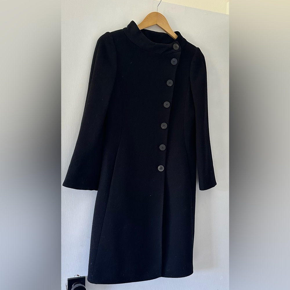Armani Collezione black coat